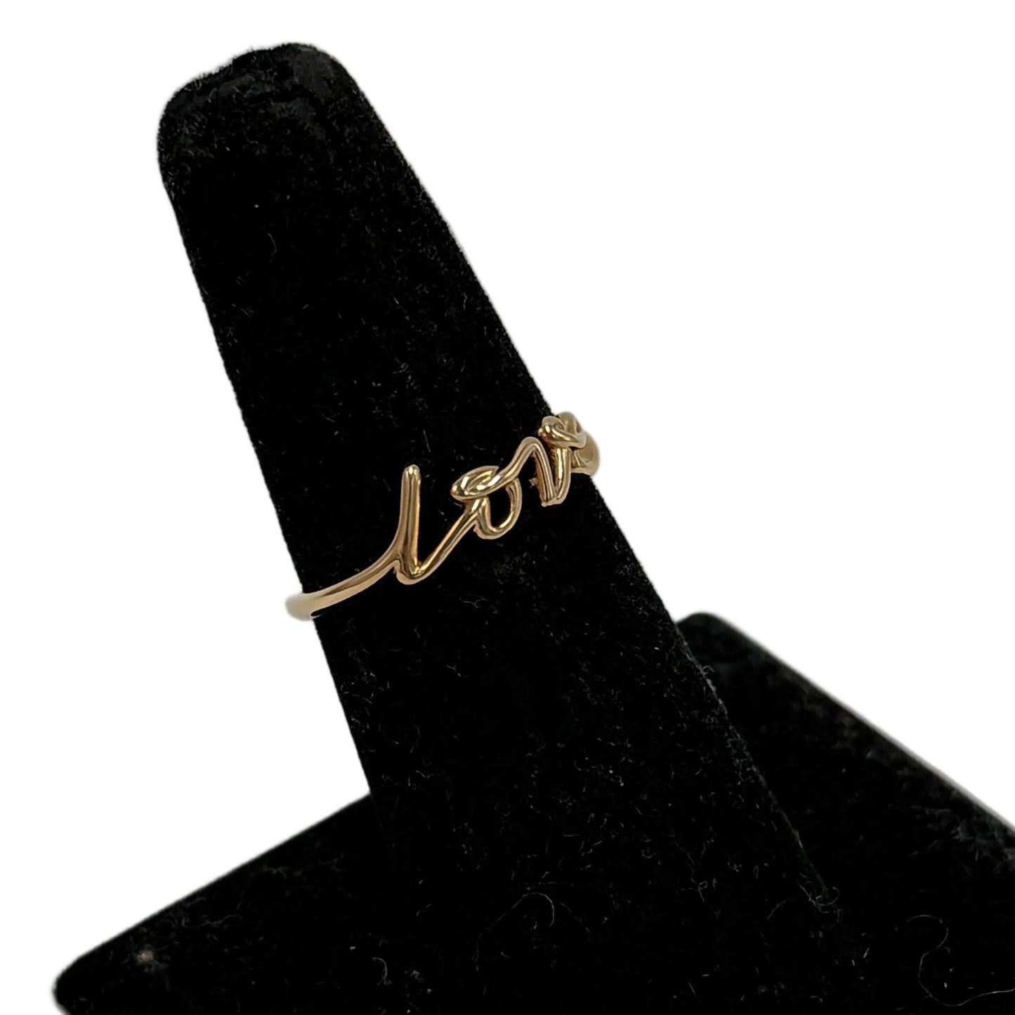 Tiffany & Company Paloma's Graffiti 18k LOVE Luxury Ring, Size: 7