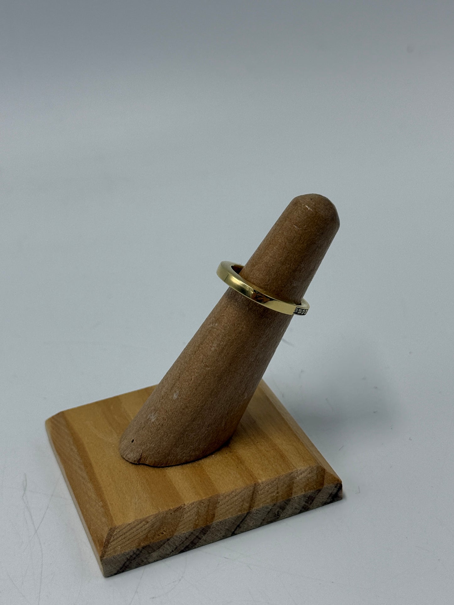 Tiffany & Company 18K & Diamond Lock Luxury Designer Ring, Size 4