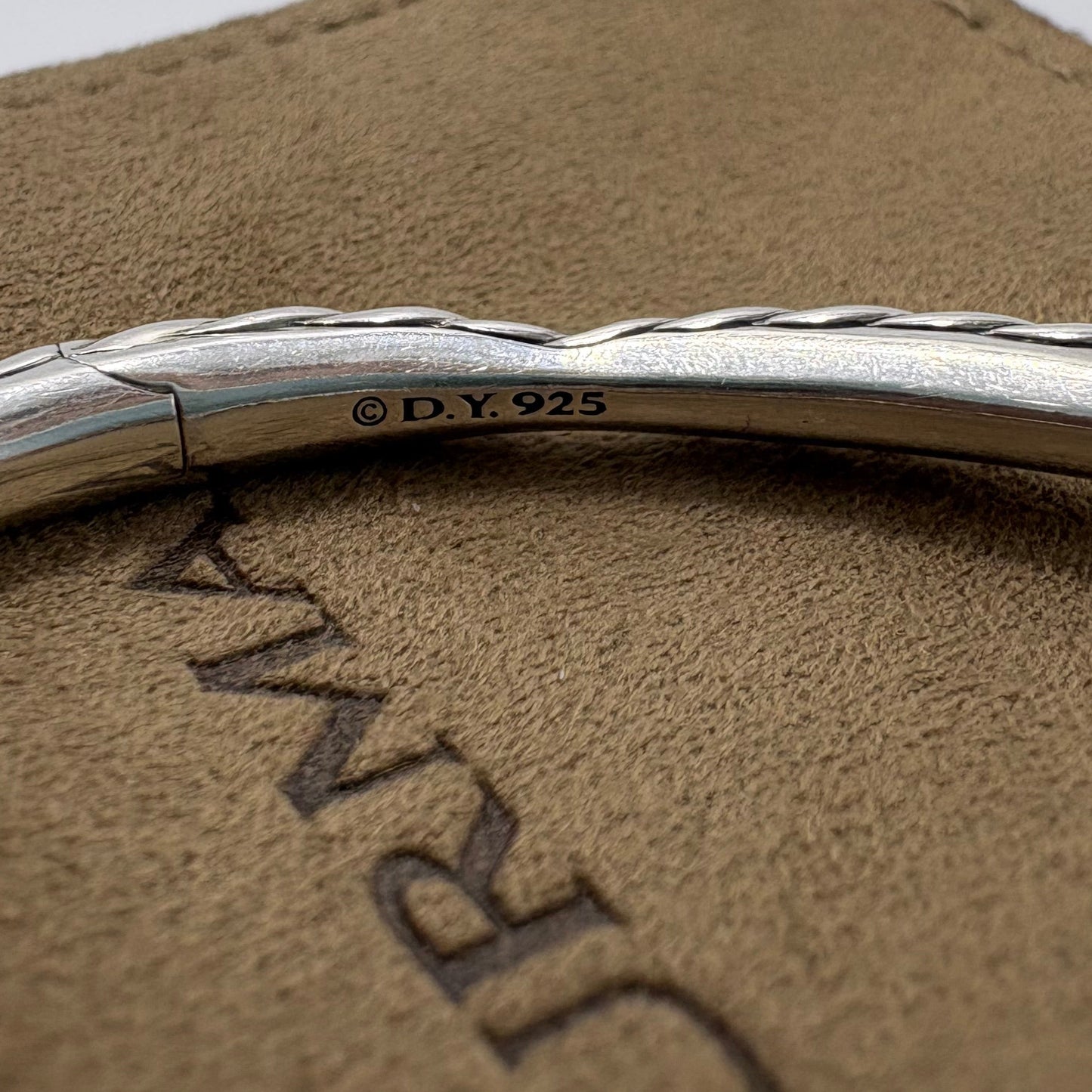 David Yurman Tides 3 Station Diamond Luxury Bracelet