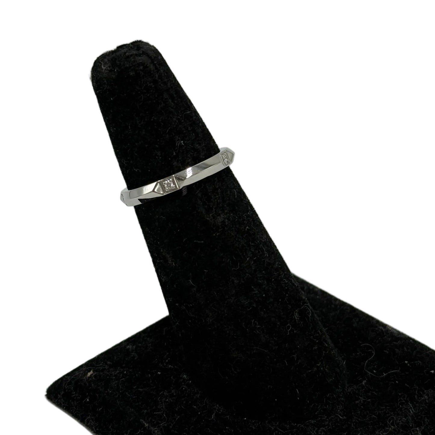 Tiffany & Company True Band Platinum Diamond Luxury Ring , Size: 6