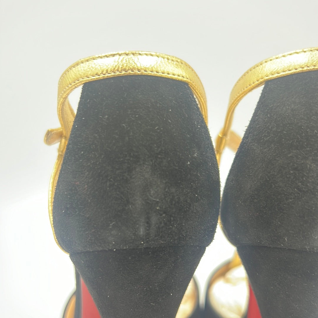 LIKE NEW! Christian Louboutin Glennalta Luxury Designer Heels, Size: 5