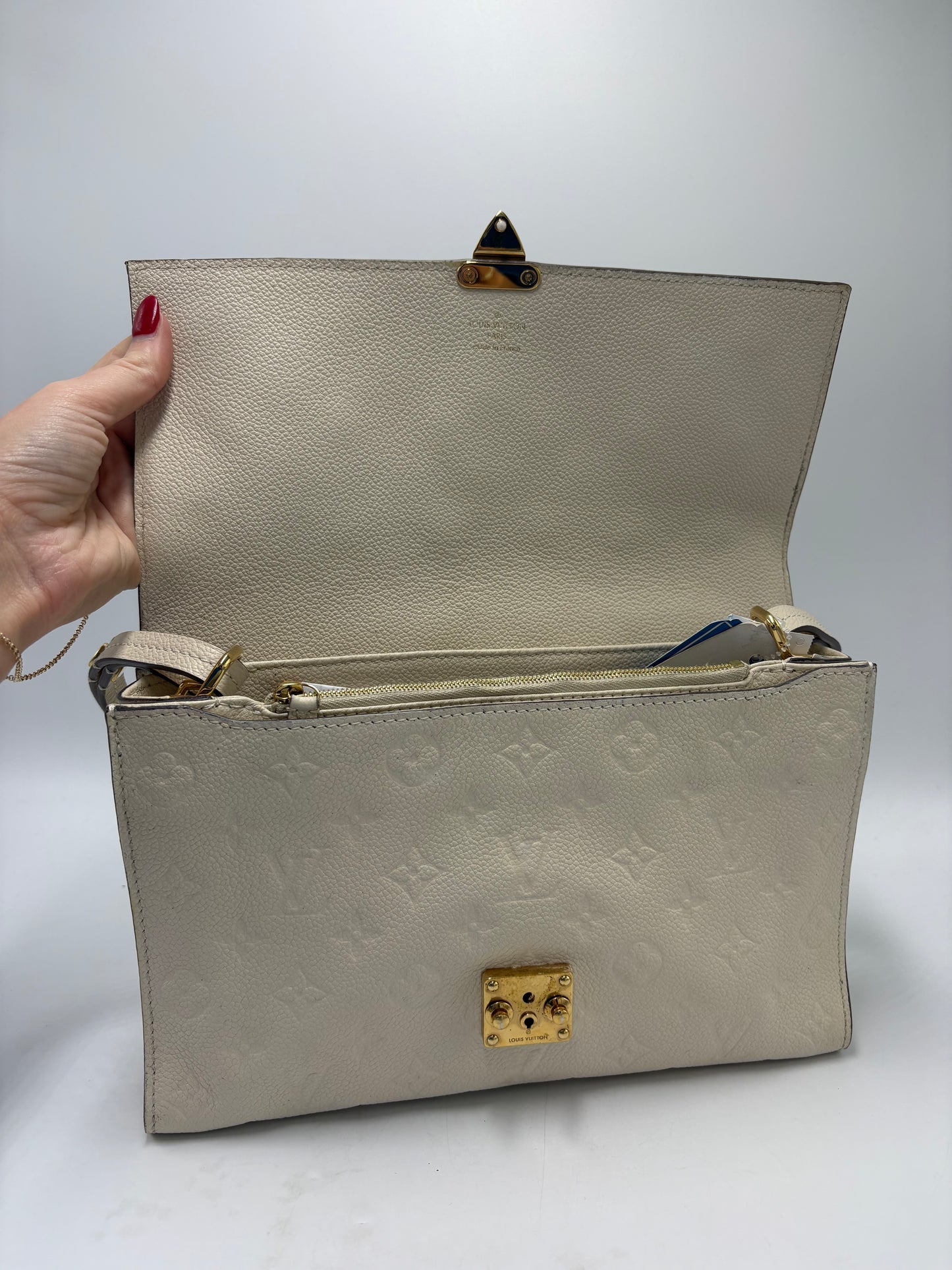 Louis Vuitton Fascinate Empreinte Shoulder bag By Louis Vuitton, Size: Small