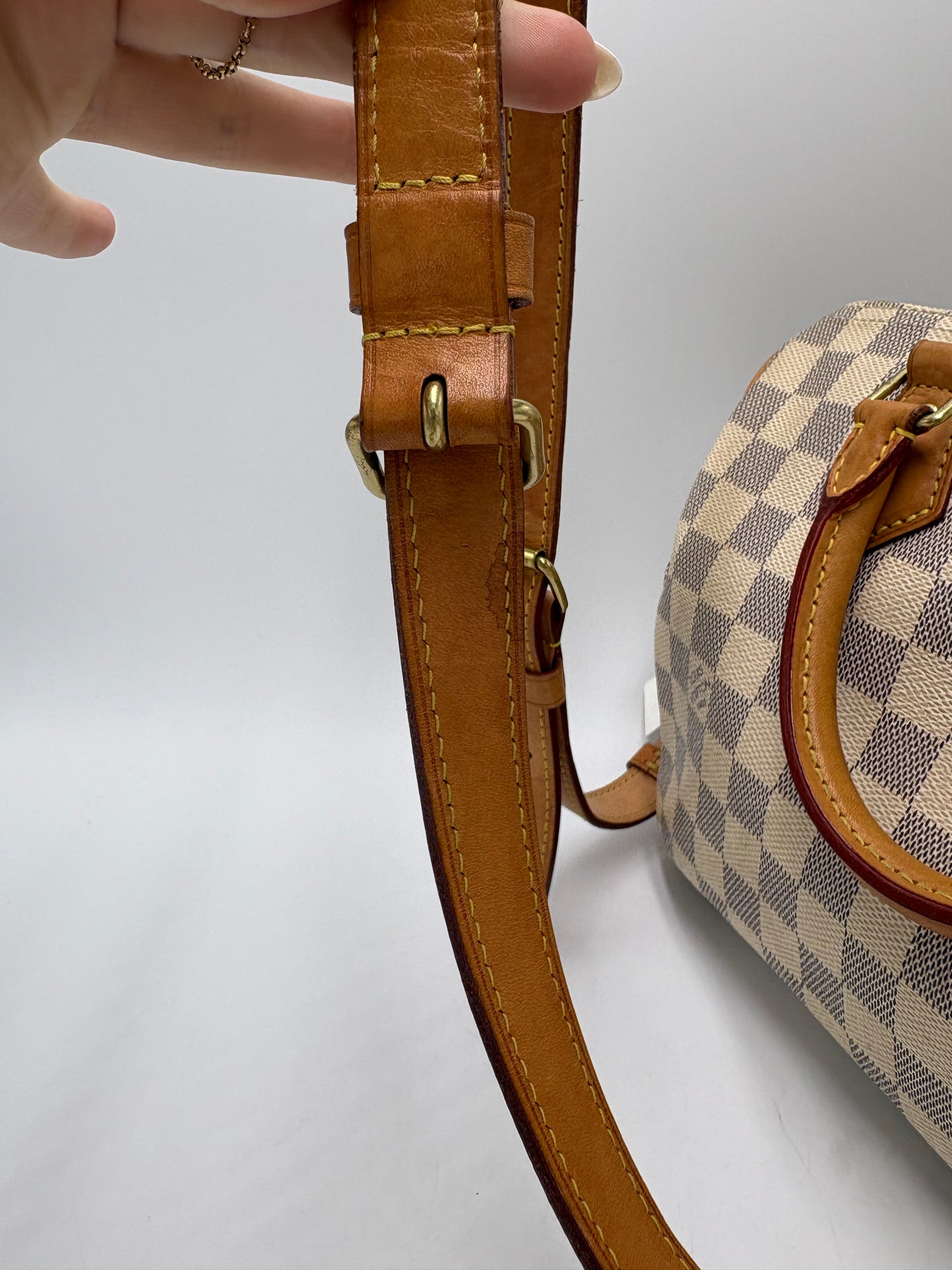 Louis Vuitton Speedy 25 Azur Luxury Handbag