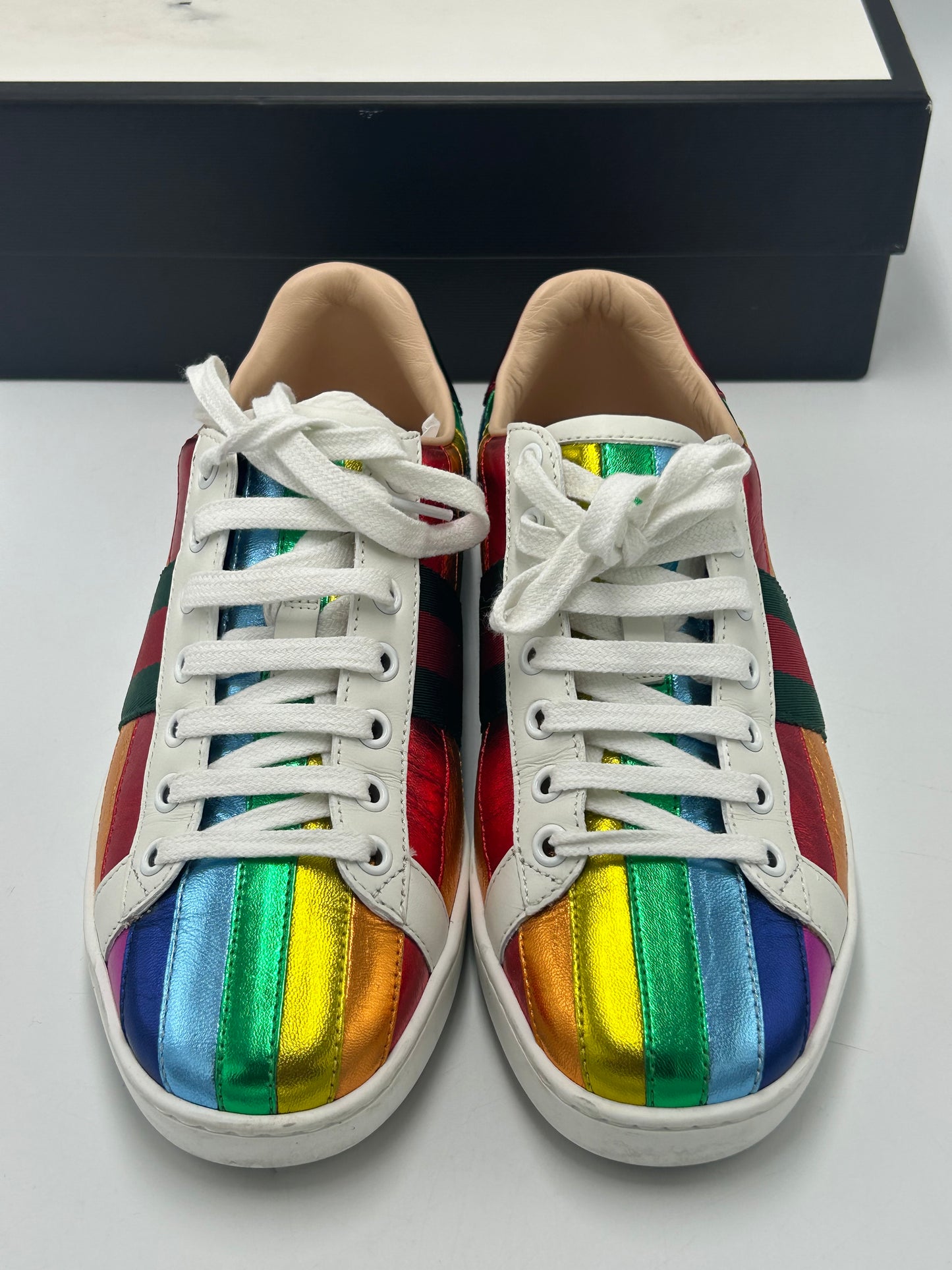 Gucci Designer Luxury Trainers  Size: 7 (37)