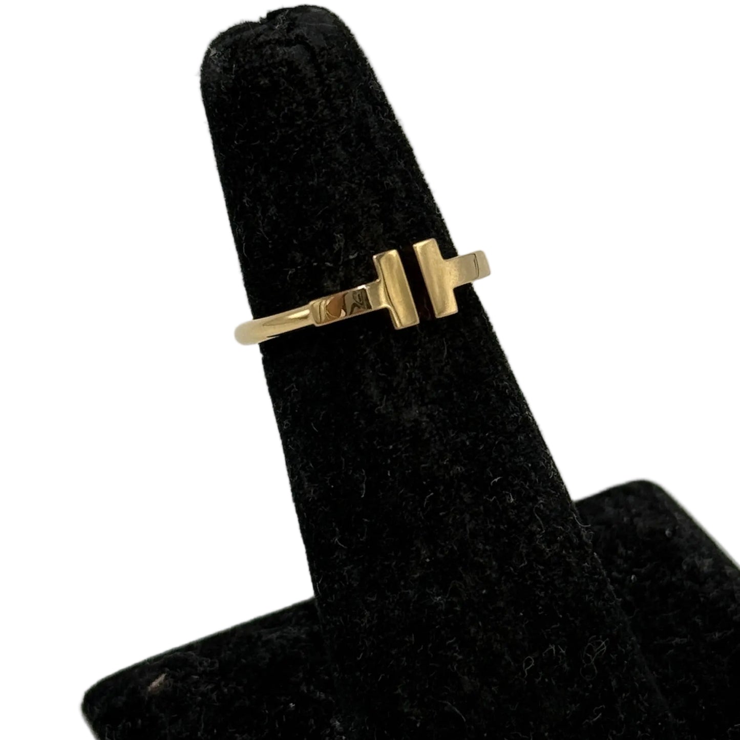 Tiffany & Company T Wire Luxury Ring in 18k Gold Size: 6