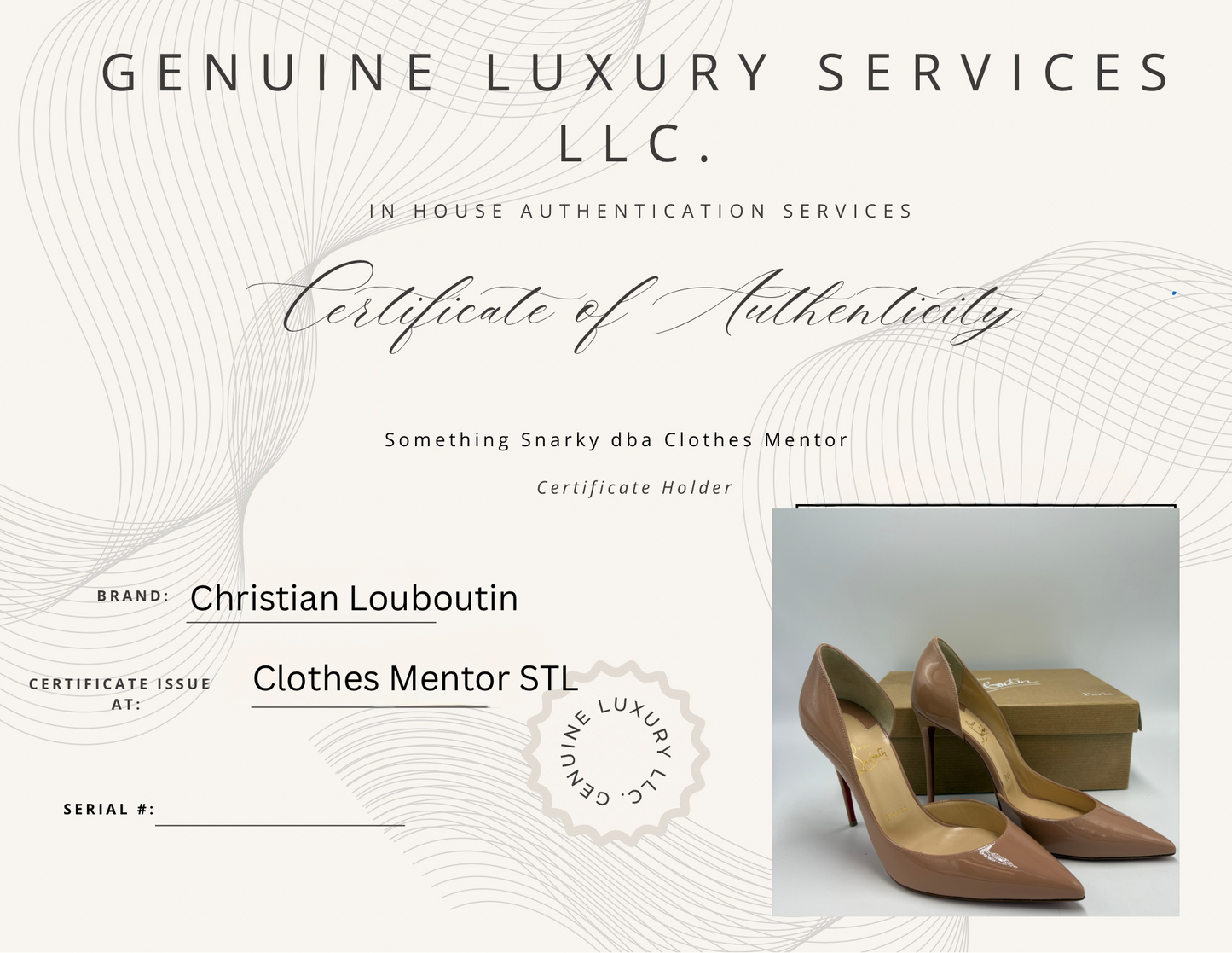 Christian Louboutin Iriza 100 Patent Leather Heels Luxury Designer By Christian Louboutin, Size: 9 / 39
