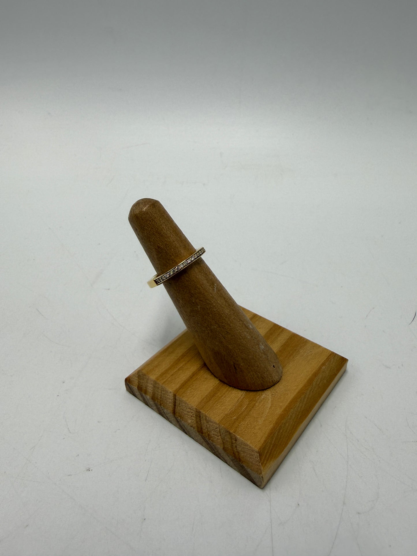 Tiffany & Company 18K & Diamond Lock Luxury Designer Ring, Size 4