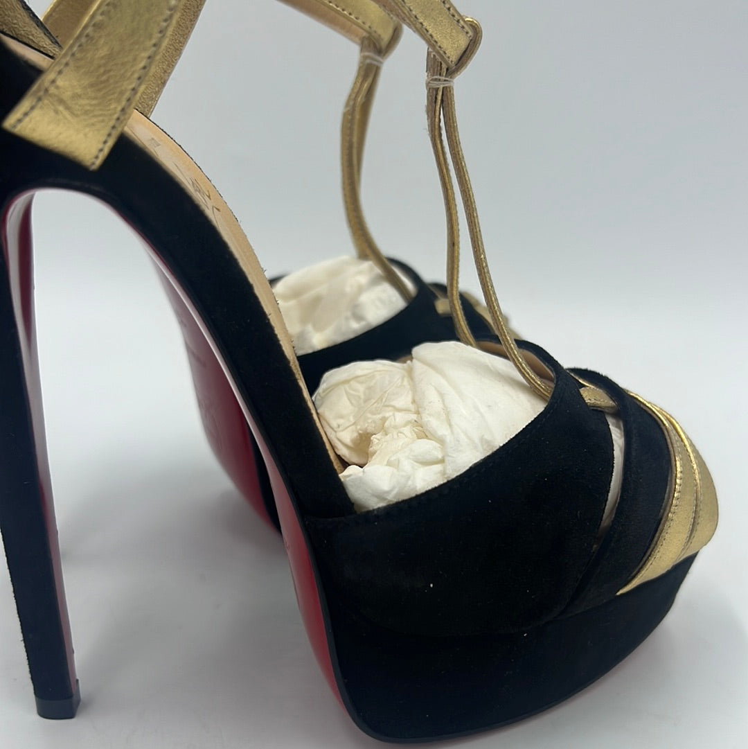 LIKE NEW! Christian Louboutin Glennalta Luxury Designer Heels, Size: 5