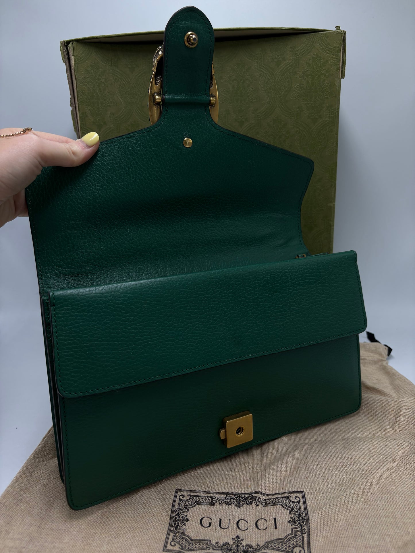 Gucci Dionysus Medium Leather Luxury Handbag