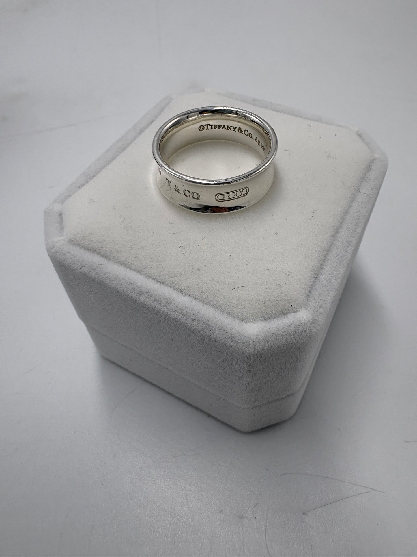 Tiffany & Company 1837 T & Co. 925 Luxury Ring, Size: 6