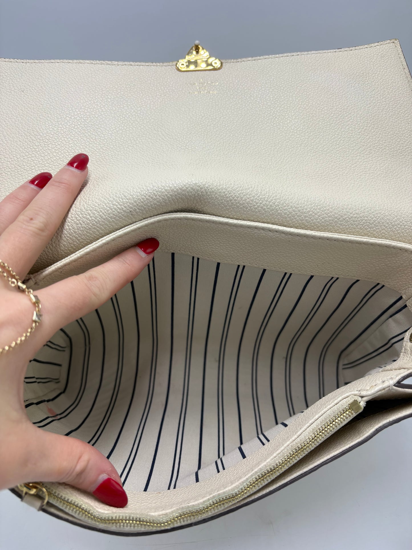Louis Vuitton Fascinate Empreinte Shoulder bag By Louis Vuitton, Size: Small