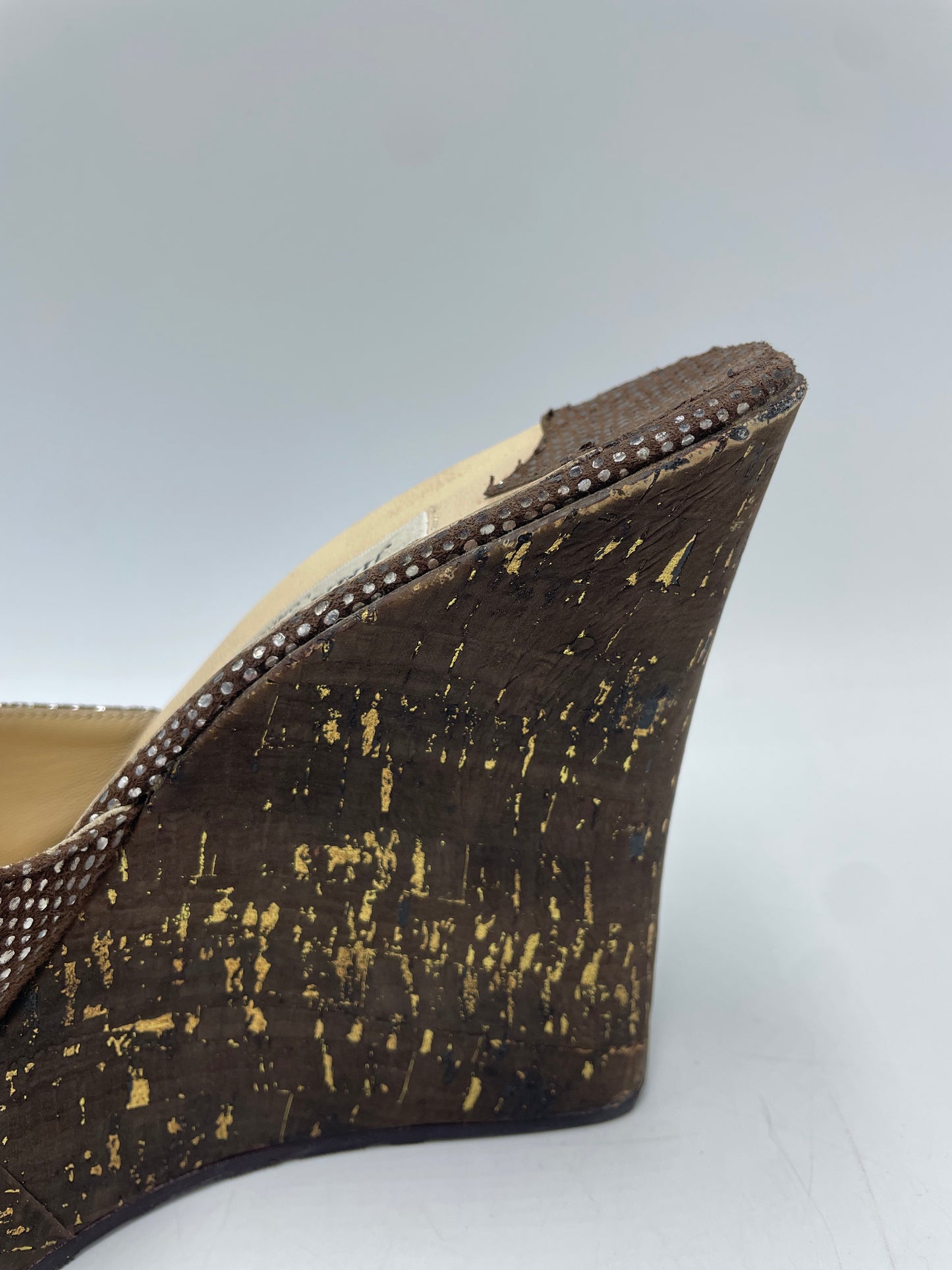 Shoes Luxury Designer By Jimmy Choo In Brown, Size: 11 (41)