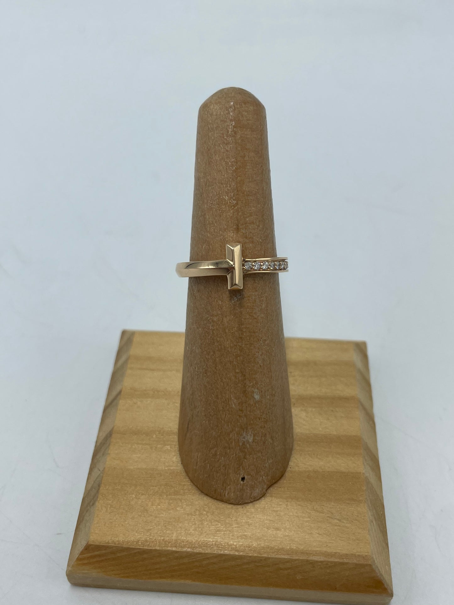 Tiffany & Company 18K T Diamond Ring, Size: 5.25