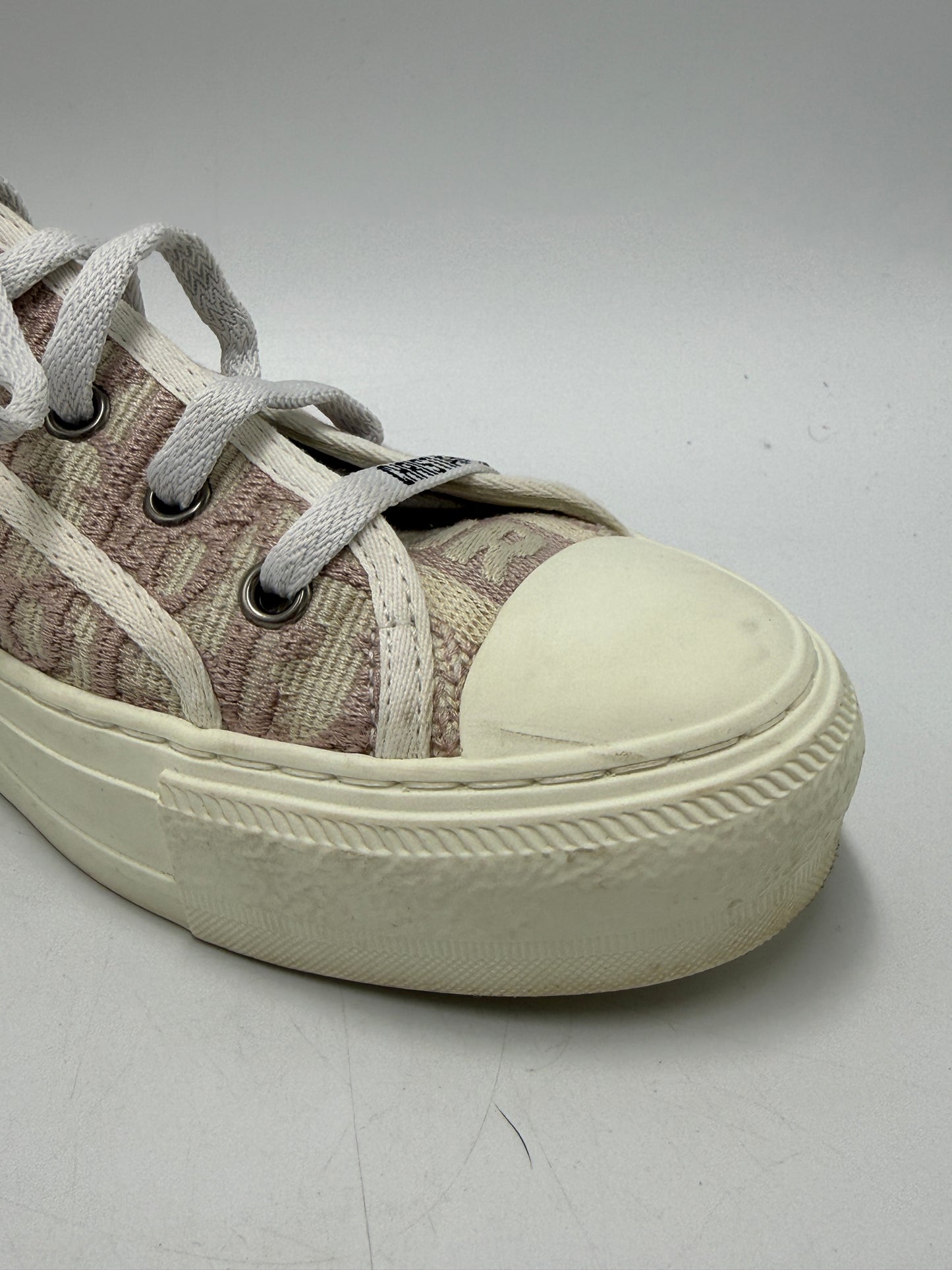 Christian Dior Walk'n'Dior Luxury Sneaker Shoes In Pink, Size: 7.5 (38)
