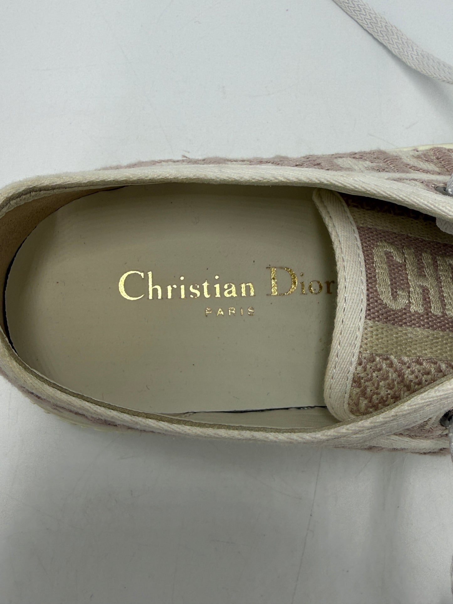 Christian Dior Walk'n'Dior Luxury Sneaker Shoes In Pink, Size: 7.5 (38)