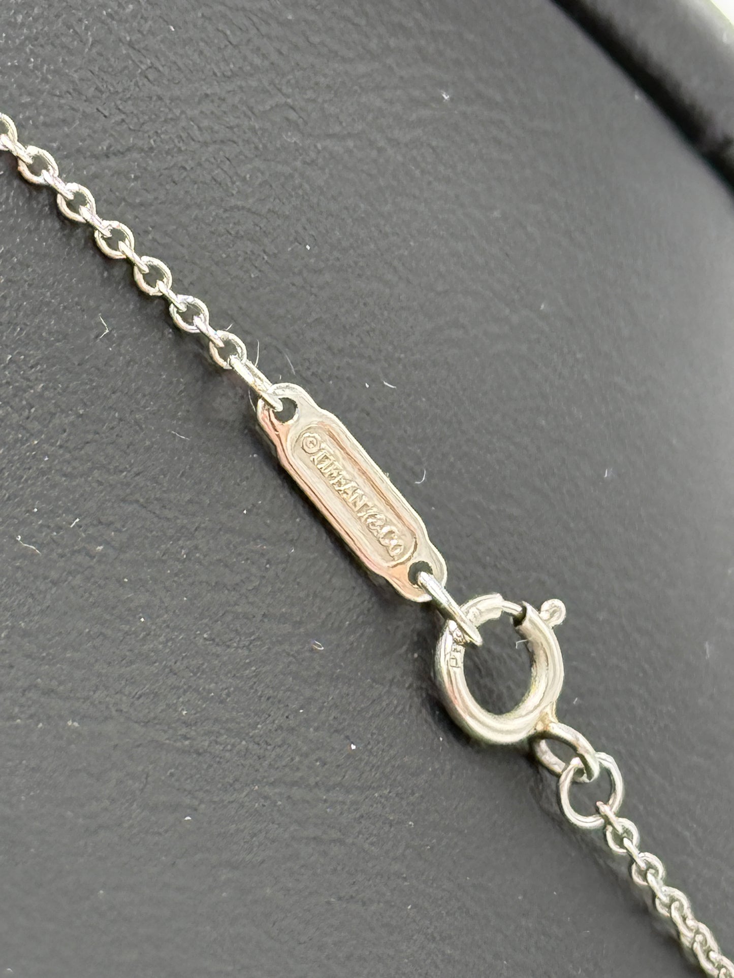 Tiffany & Company Platinum Heart Diamond Necklace