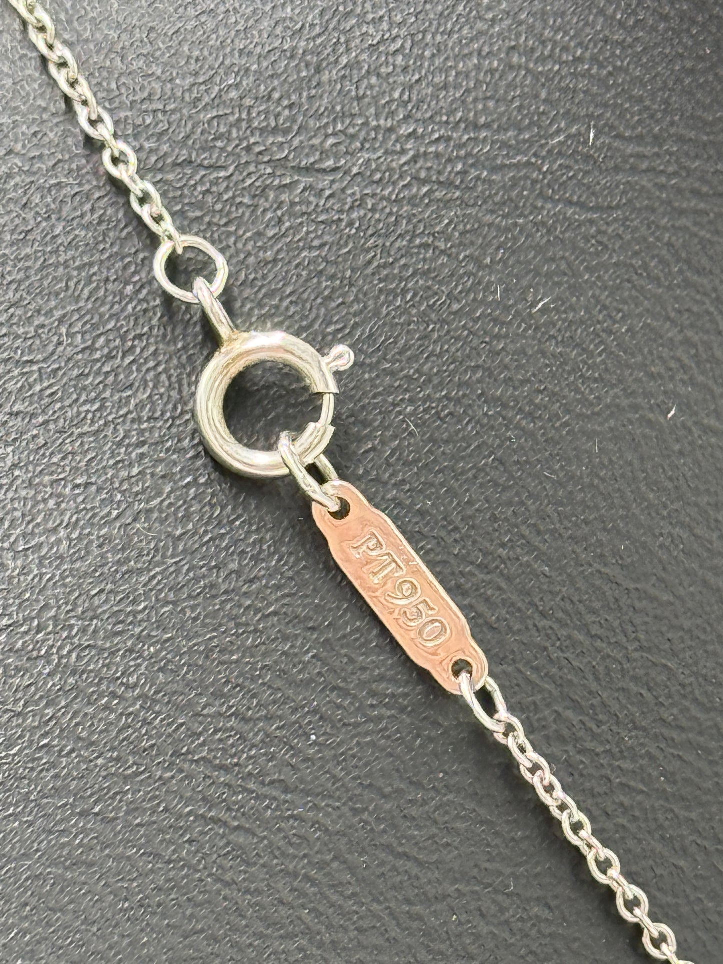 Tiffany & Company Platinum Heart Diamond Necklace
