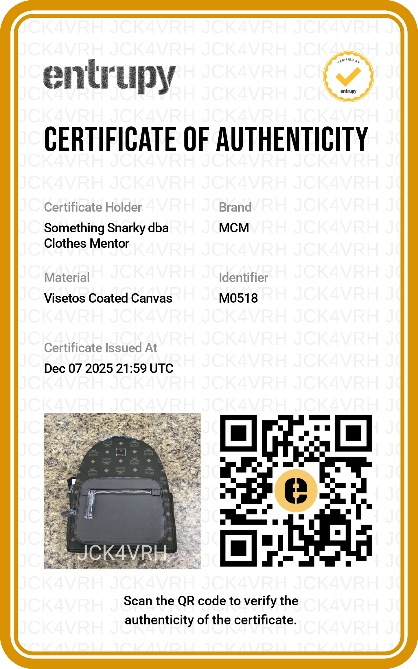 New! MCM Visetos Stark Luxury Designer Backpack