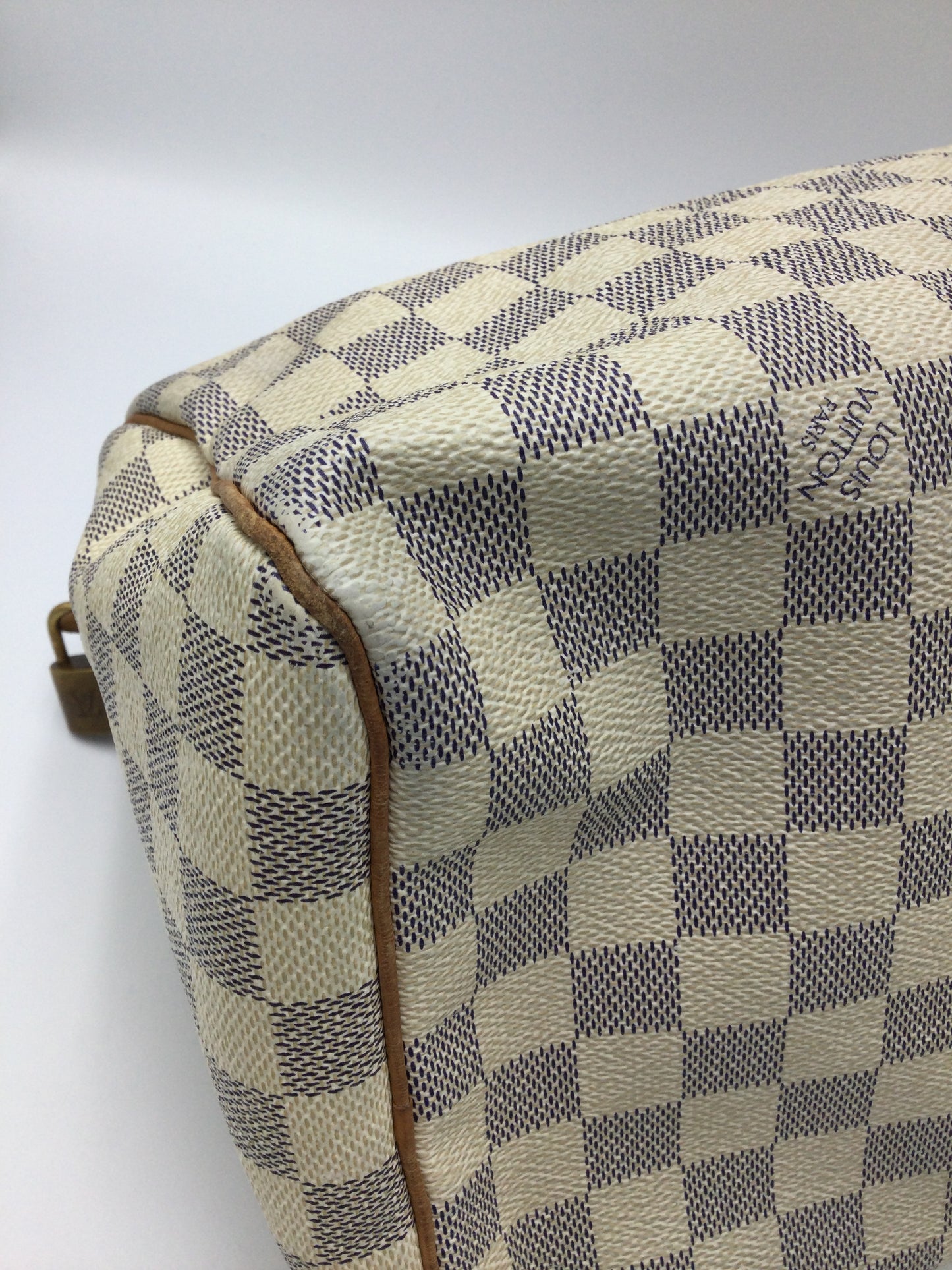 Louis Vuitton Damier Speedy 30 Designer Luxury Bag