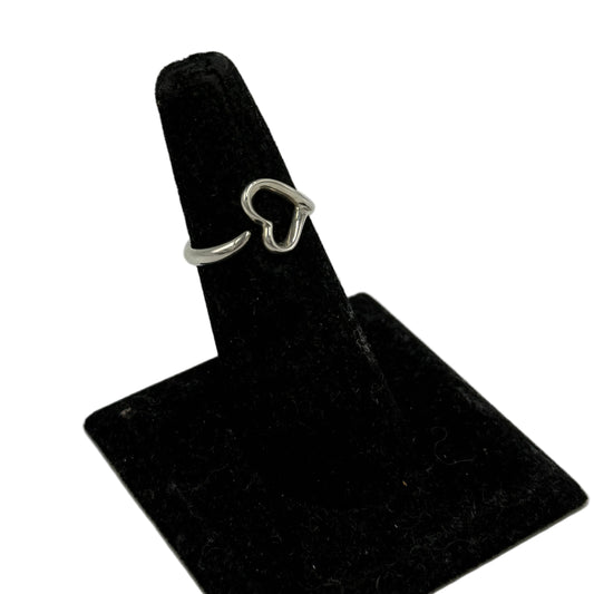 Tiffany & Company Elsa Peretti Open Heart Luxury Ring, Size: 6.5