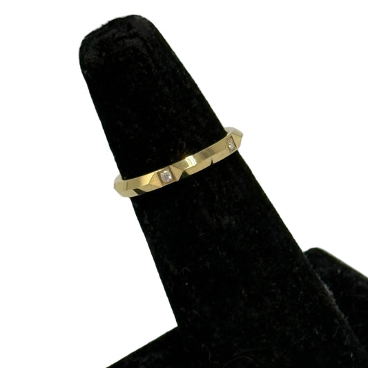Tiffany & Company True Band 18k Diamond Luxury Ring, Size: 6