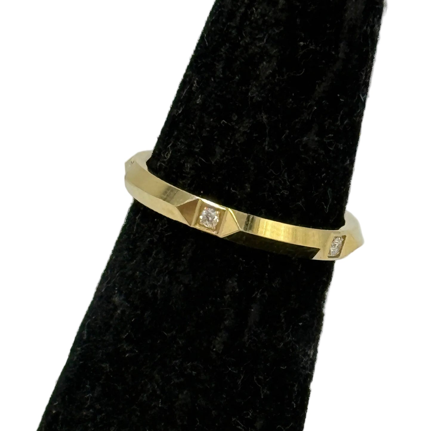 Tiffany & Company True Band 18k Diamond Luxury Ring, Size: 6
