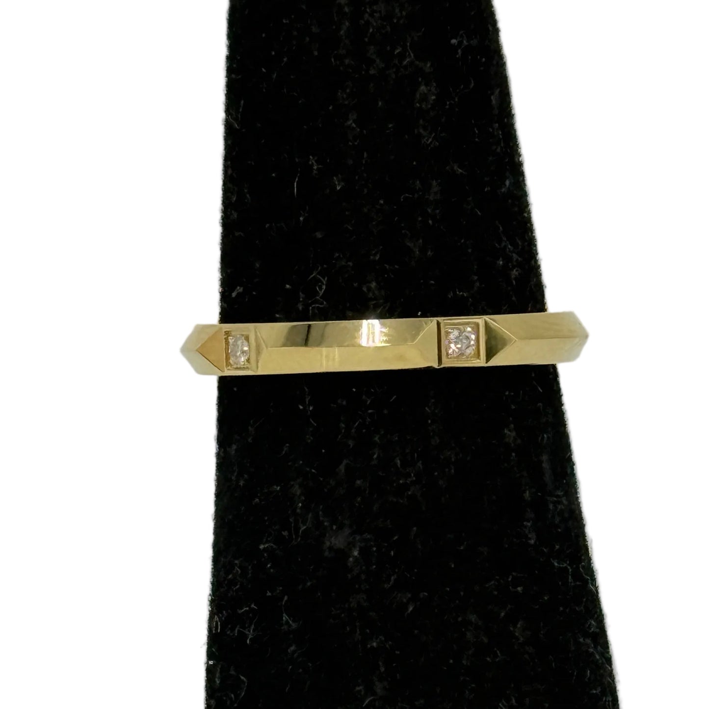 Tiffany & Company True Band 18k Diamond Luxury Ring, Size: 6