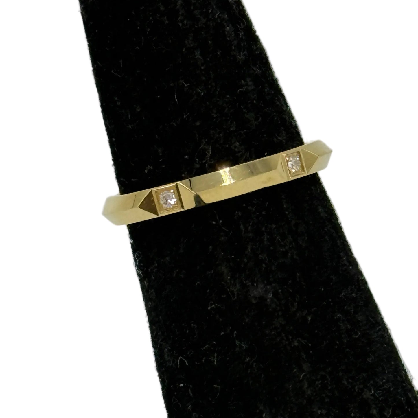 Tiffany & Company True Band 18k Diamond Luxury Ring, Size: 6