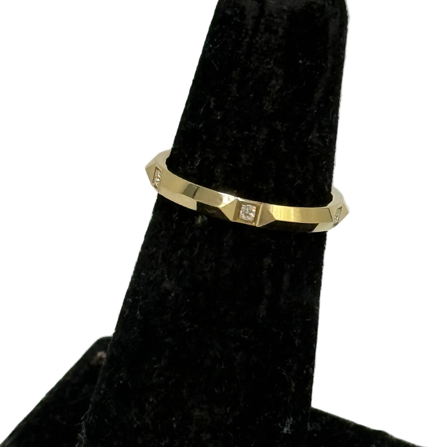Tiffany & Company True Band 18k Diamond Luxury Ring, Size: 6