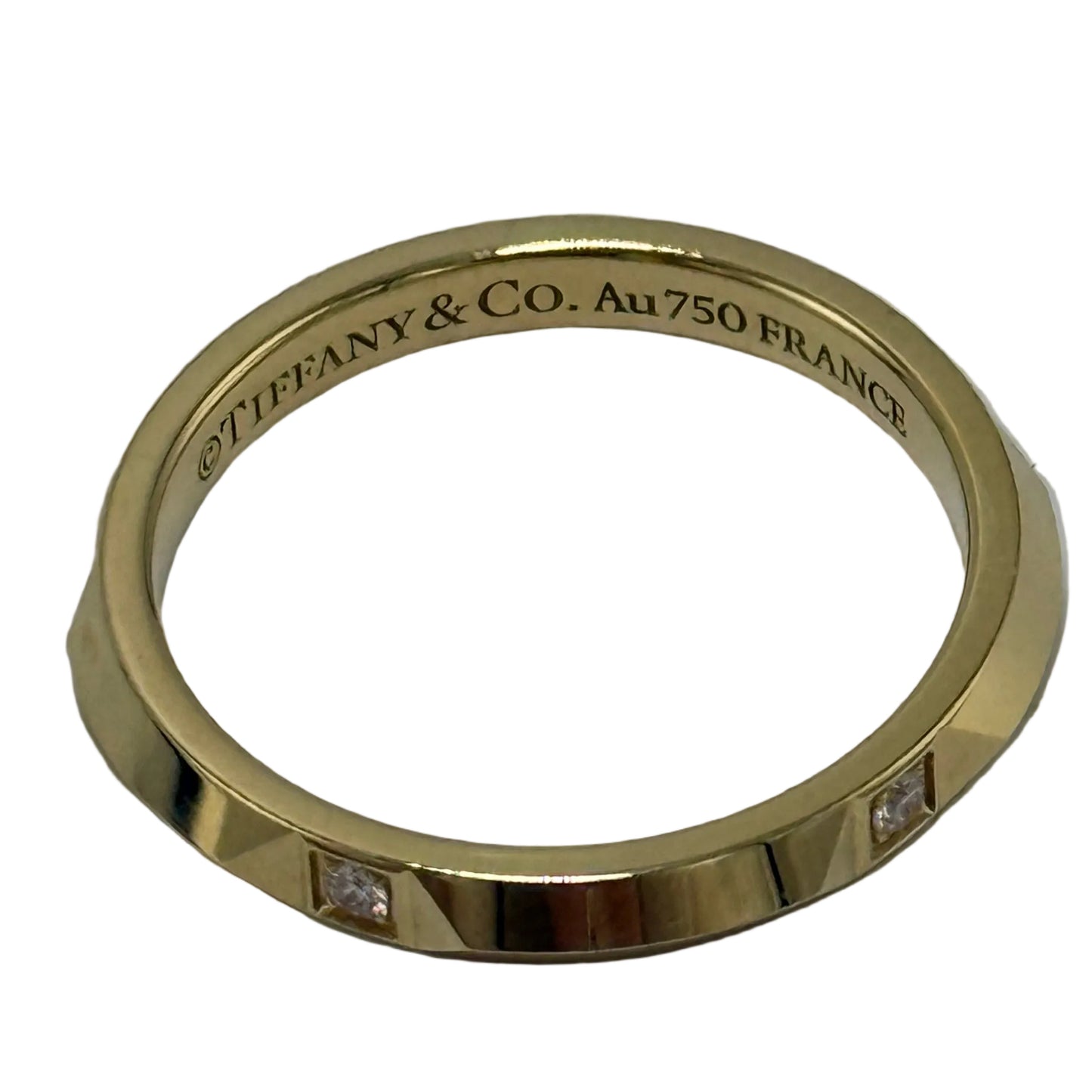 Tiffany & Company True Band 18k Diamond Luxury Ring, Size: 6