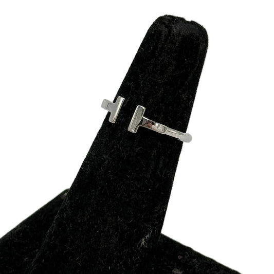 Tiffany & Company T Wire 18k Gold Luxury Ring , Size: 5.5