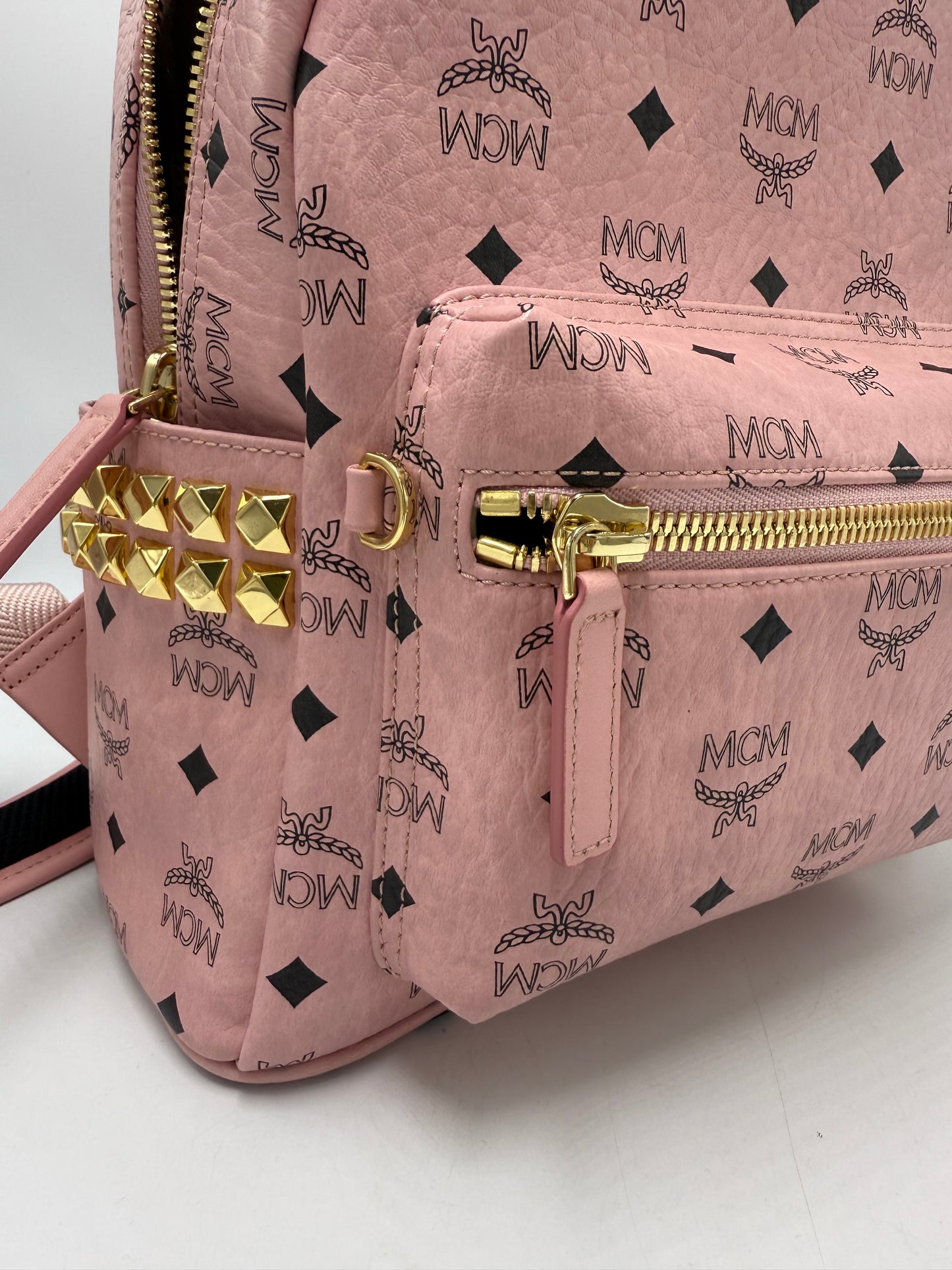 MCM Visetos Stark Side Studs Luxury Handbag / Backpack