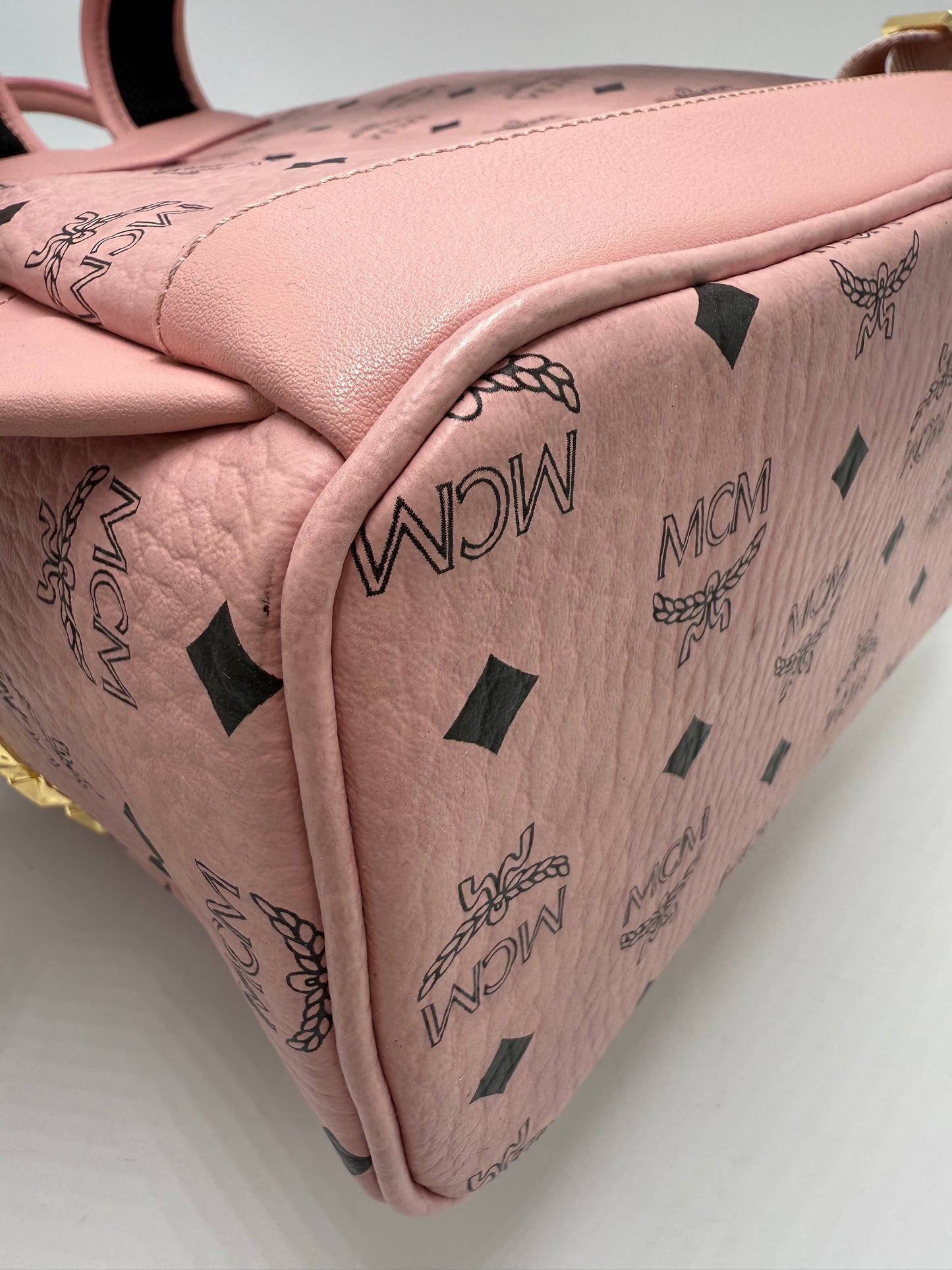 MCM Visetos Stark Side Studs Luxury Handbag / Backpack