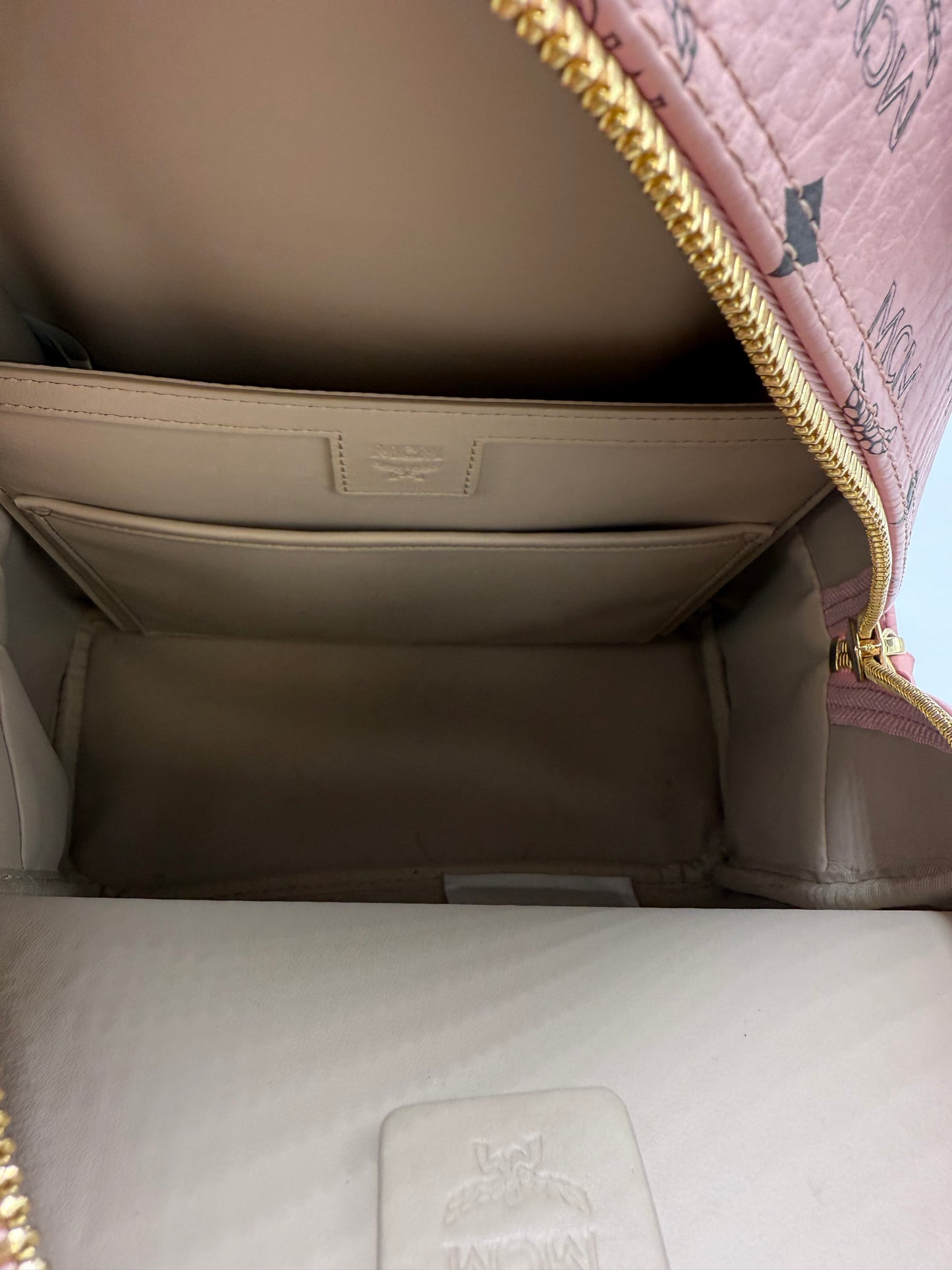 MCM Visetos Stark Side Studs Luxury Handbag / Backpack