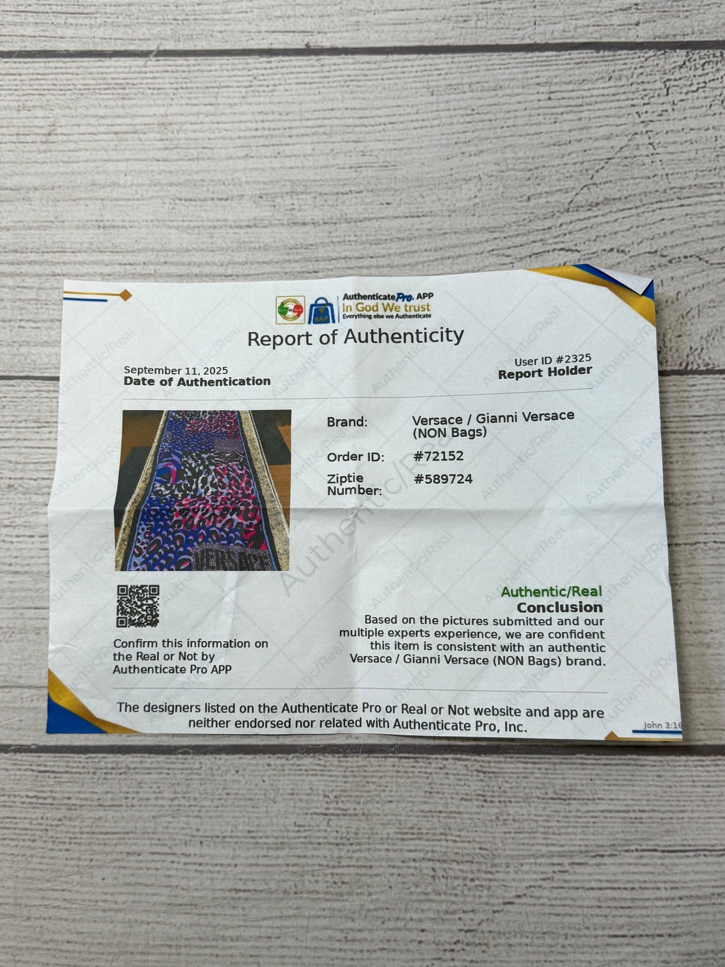 Versace Scarf Luxury Designer