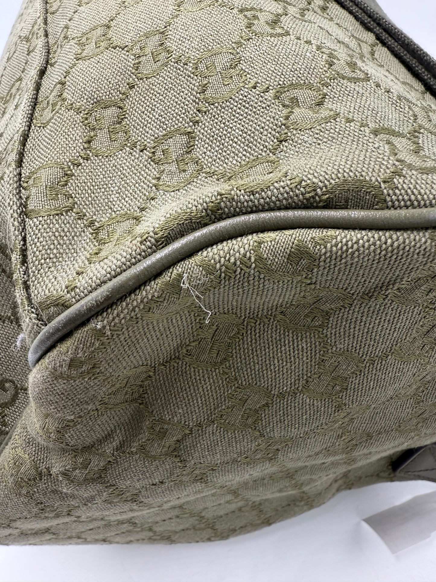 Gucci GG Canvas Large Luxury Designer Duffle / Weekender