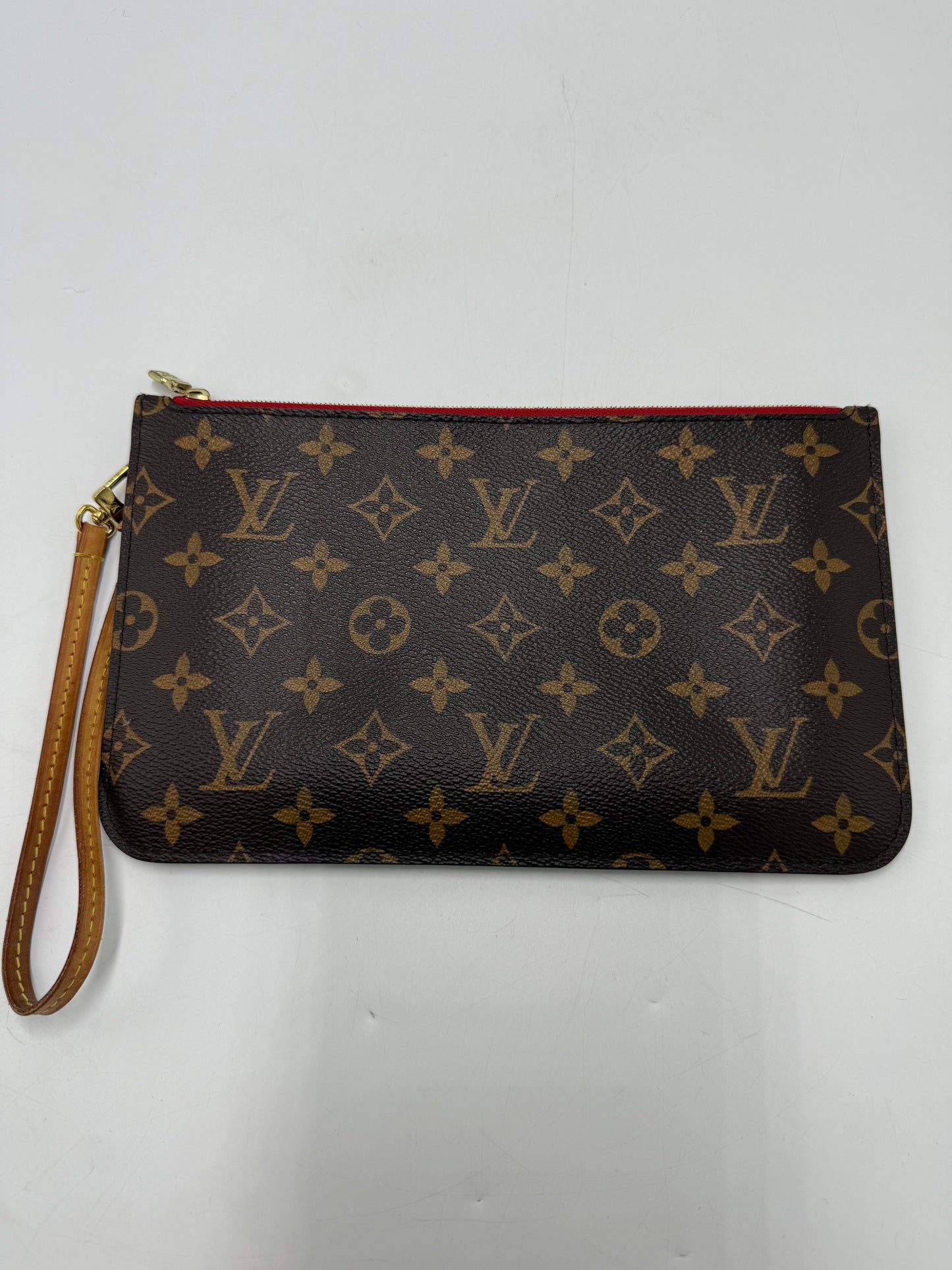Louis Vuitton Designer Neverfull MM Handbag w/ Pouchette