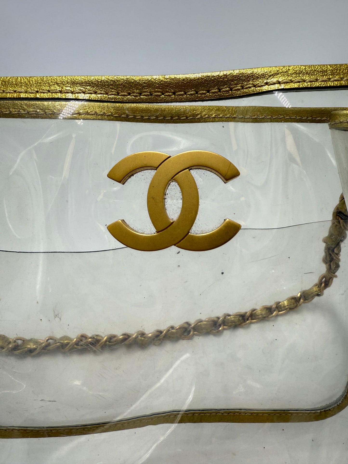 Chanel Naked Shopping Tote Luxury Handbag