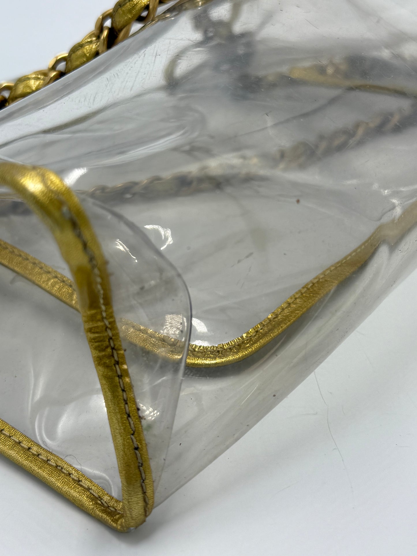 Chanel Naked Shopping Tote Luxury Handbag