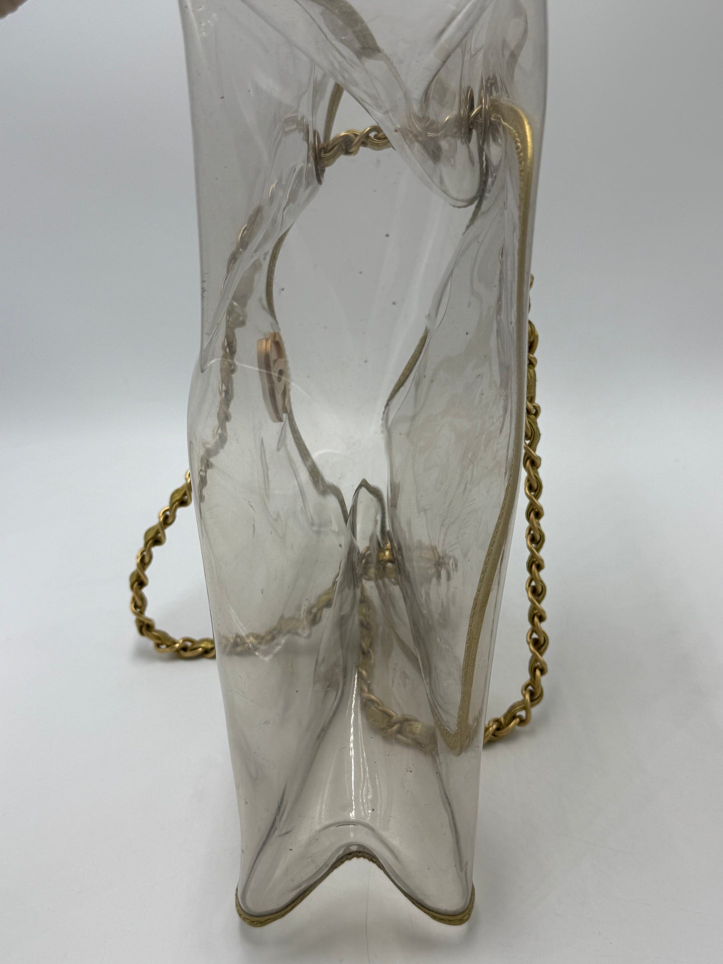 Chanel Naked Shopping Tote Luxury Handbag