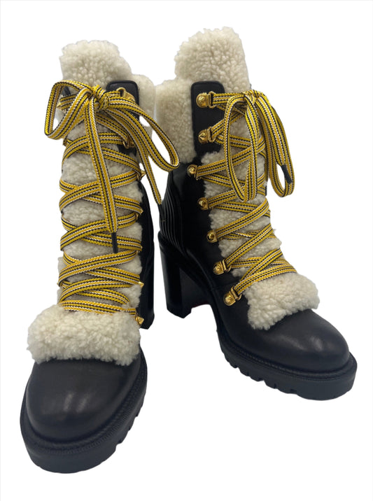 Like New! Christian Louboutin Calfskin Yeti Boots  Size: 6.5