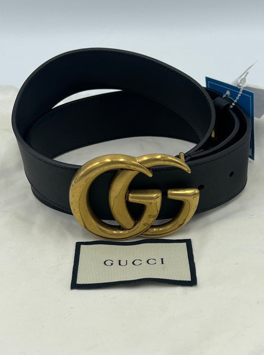 Gucci GG Marmont Wide Leather Belt  Sz: M