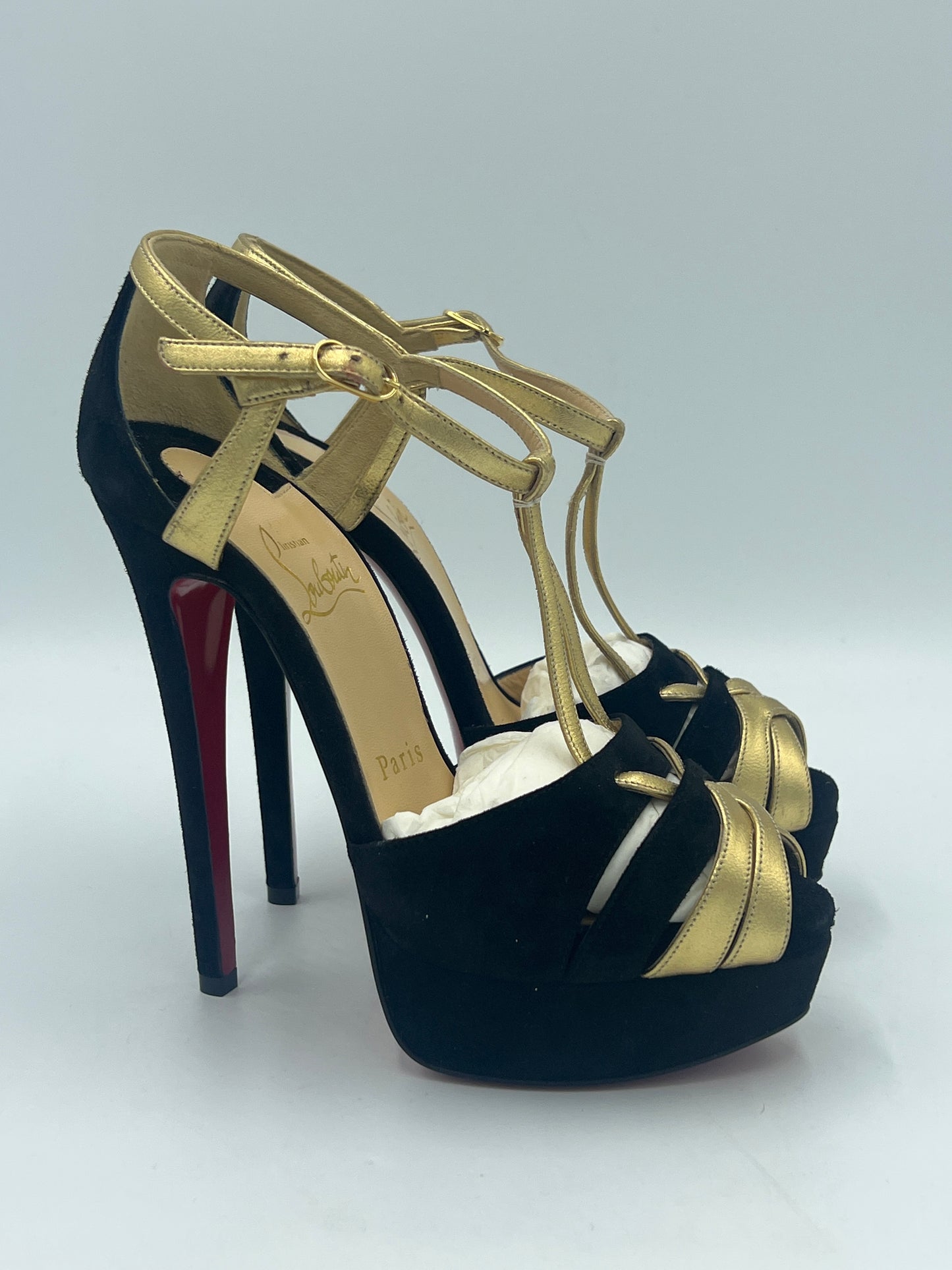 LIKE NEW! Christian Louboutin Glennalta Luxury Designer Heels, Size: 5