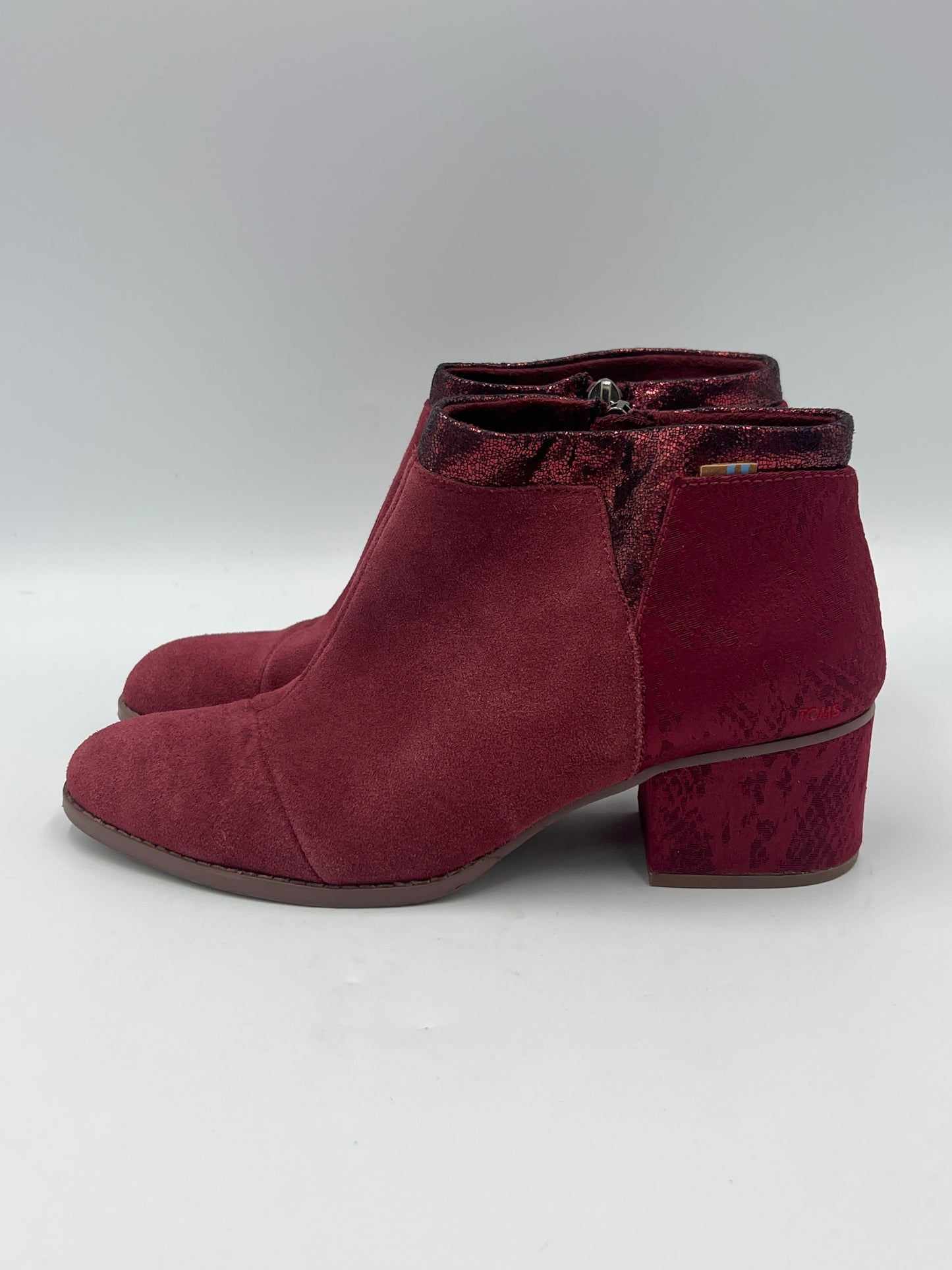 Boots Ankle Heels By Toms  Size: 6.5